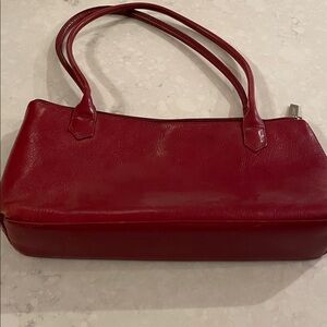 HOBO Elegant Red Leather Handbag